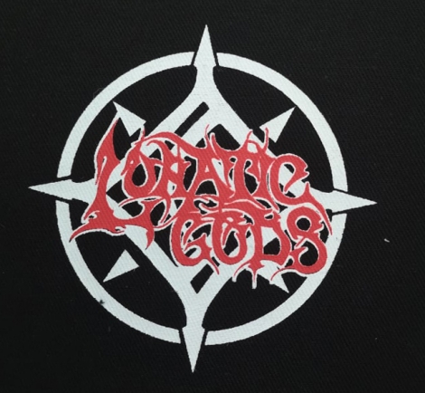 Lunatic Gods - Dvojfarebné logo kápely